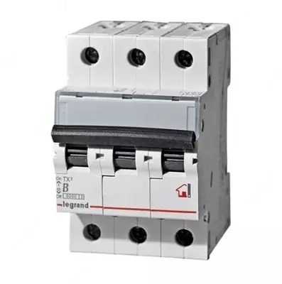 Автоматический выключатель Legrand TX3 MCB 6000 3P B63 /TX3 B63A 3П 6000