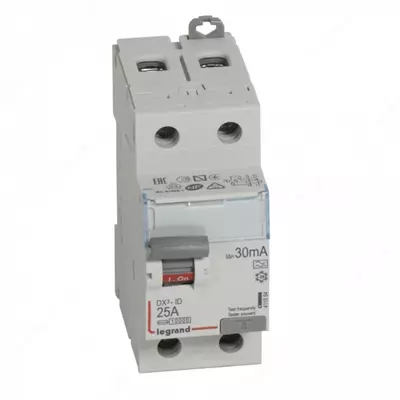 Устройство защитного отключения Legrand TX3 RCCB 2P 25A AC 30MA MONO / ВДТ TX3-2П-25А-AC-30мА-2 модуля