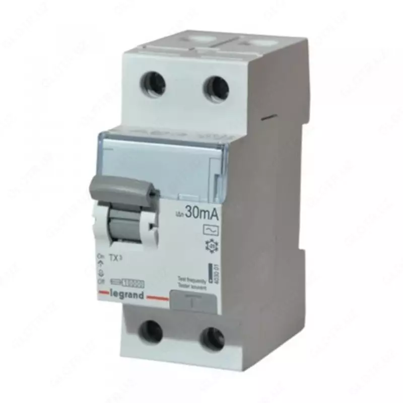Legrand tx3 rccb 2p 63a AC 30mA MONO / VDT himoya o'chirish moslamasi tx3-2p-63a-AC-30mA-2 modullari