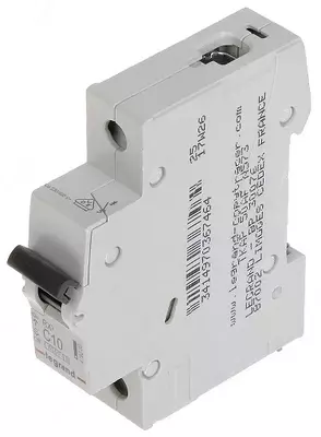 Автоматический выключатель Legrand RX3 6000 10А, категория С, 1 полюс