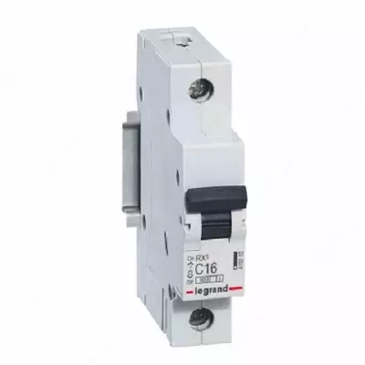 Автоматический выключатель Legrand RX3 6000 16А, категория С, 1 полюс