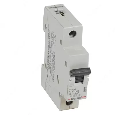 Автоматический выключатель Legrand RX3 6000 20А, категория С, 1 полюс