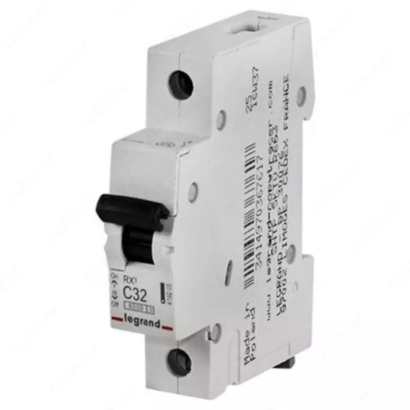 Автоматический выключатель Legrand RX3 6000 32А, категория С, 1 полюс