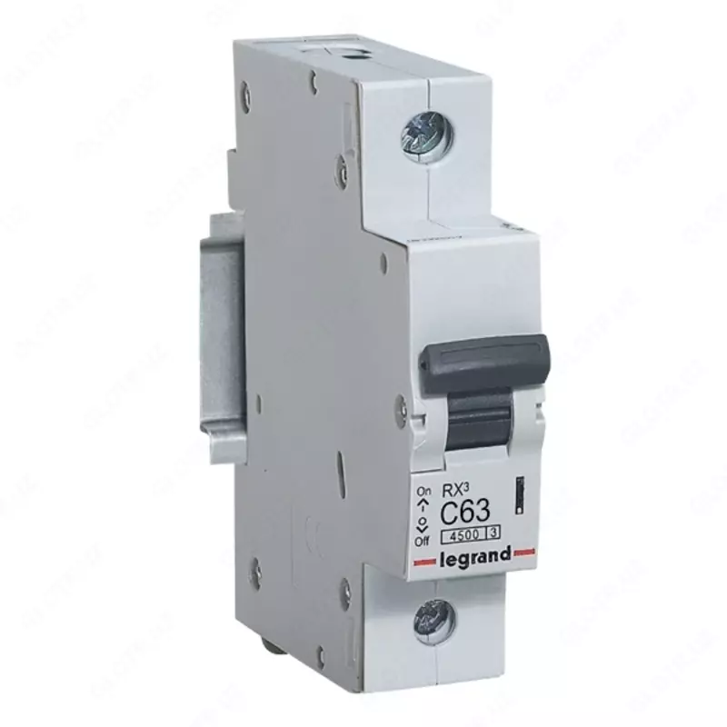 Автоматический выключатель Legrand RX3 6000 63А, категория С, 1 полюс