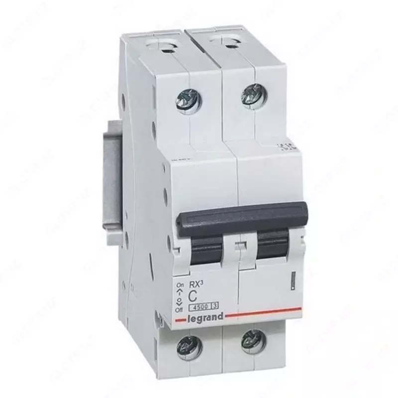 Автоматический выключатель Legrand RX3 6000 32А, категория С, 2 полюса