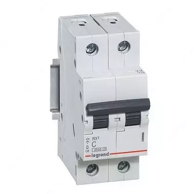 Автоматический выключатель Legrand RX3 6000 32А, категория С, 2 полюса
