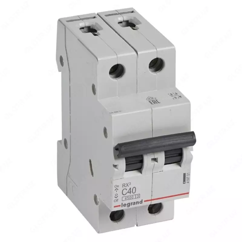 Автоматический выключатель Legrand RX3 6000 40А, категория С, 2 полюса