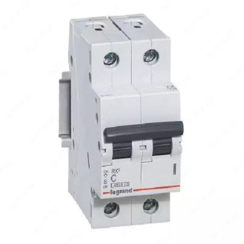 Автоматический выключатель Legrand RX3 6000 50А, категория С, 2 полюса