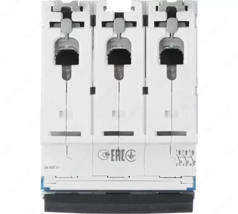 Legrand DX3 6000 10a elektron to'xtatuvchisi, C toifasi, 3 qutb
