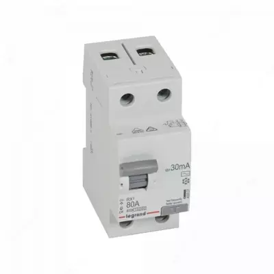 Устройство защитного отключения Legrand УЗО RX3 2 полюса 30mA 80A (AC)