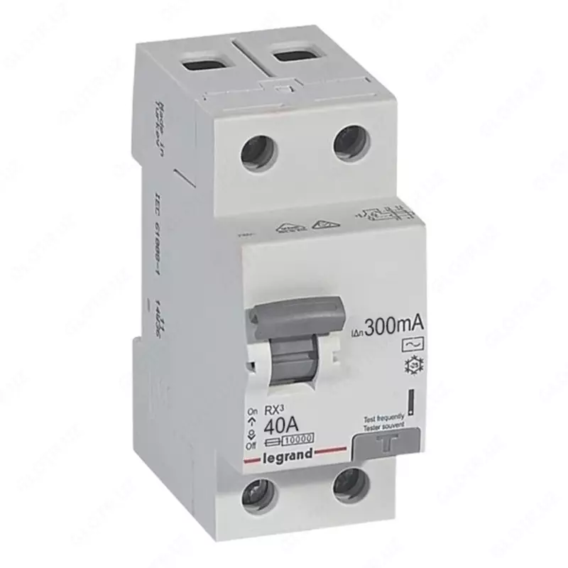 Legrand rx3 RX3 40a, 300mA, 2p (AC)himoya o'chirish moslamasi