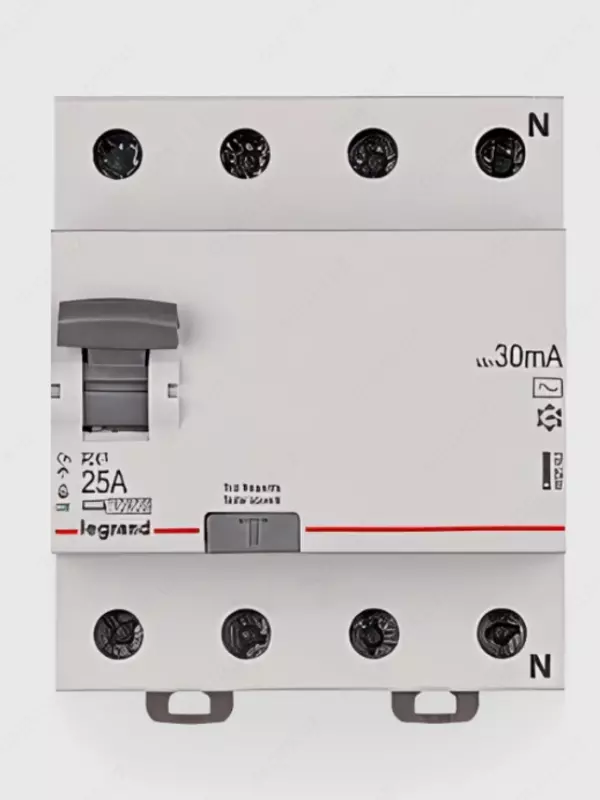 Устройство защитного отключения Legrand RX3 RCCB 4PR 25A AC 30MA / RX3 ВДТ 30МА 25А 4П (AC)