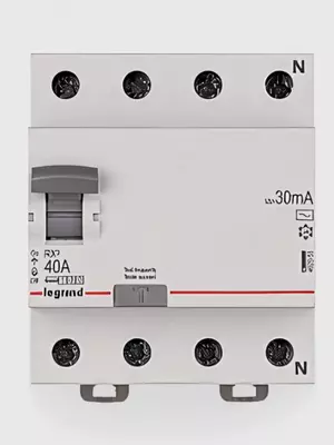 Устройство защитного отключения Legrand RX3 RCCB 4PR 40A AC 30MA / RX3 ВДТ 30МА 40А 4П (AC)