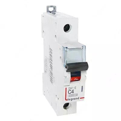 Автоматический выключатель Legrand DX3-E C4 1П 6000/6kA