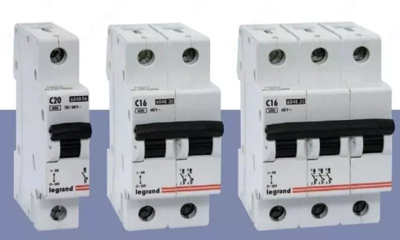 Автоматический выключатель Legrand DX3 1P 16A 10 kA 1M (Тип C)
