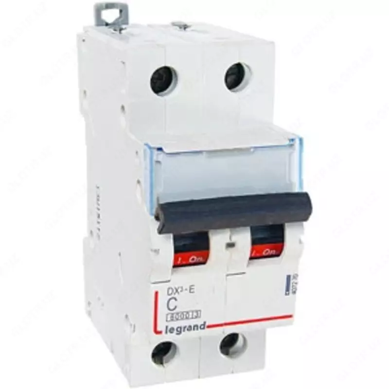 Legrand DX3-E 2p 2a 6kA elektron to'xtatuvchisi (C turi)