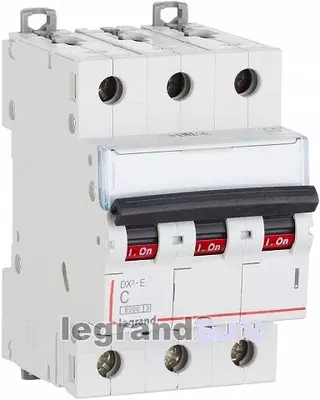 Автоматический выключатель Legrand DX3 3P 50A (С) 6000/10kA - 475 280 сум / шт.