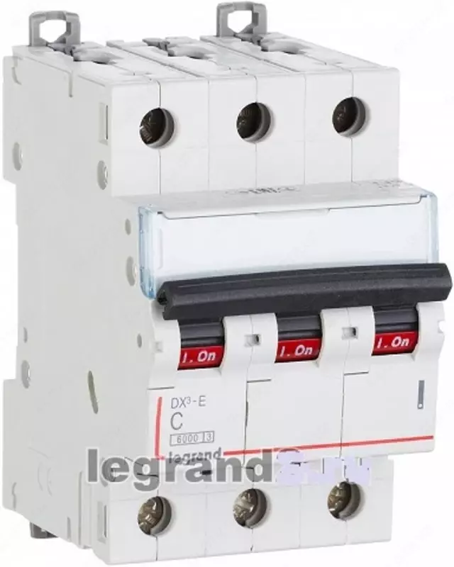 Автоматический выключатель Legrand DX3 3P 50A (С) 6000/10kA