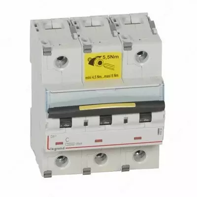 Автоматический выключатель Legrand DX3 3P 125A 16kA (Тип С)