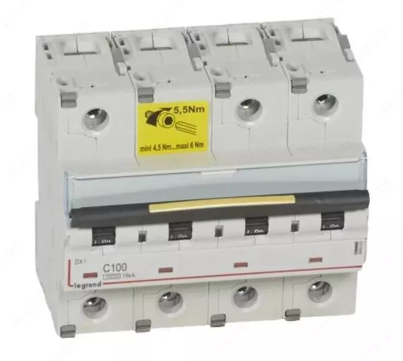 Legrand DX3 6000 4p 100A 16ka elektron to'xtatuvchisi (C turi)