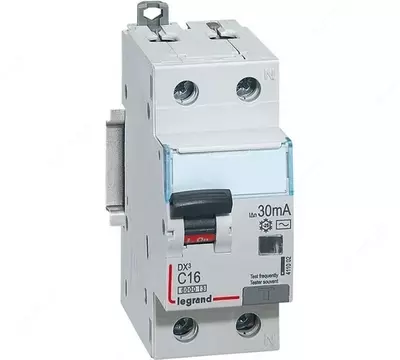 Дифференциальный автомат (АВДТ) Legrand DX3 1P+N 16A 30 mA 10 kA 2M (Тип С)