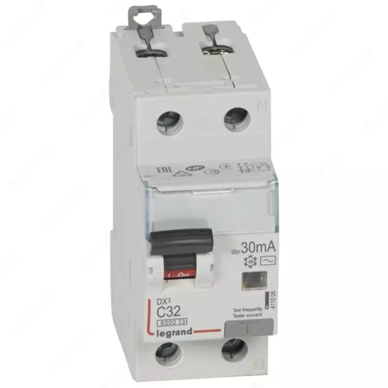 Дифференциальный автомат (АВДТ) Legrand DX3 1P+N 32A 30 mA 10 kA 2M (Тип С)