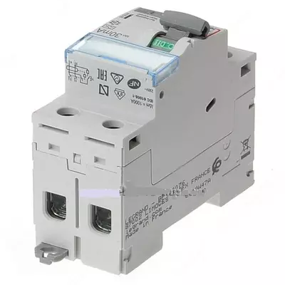 Дифференциальный автомат (АВДТ) Legrand DX3 2P 16A 10 mA 6 kA 2M (Тип С)