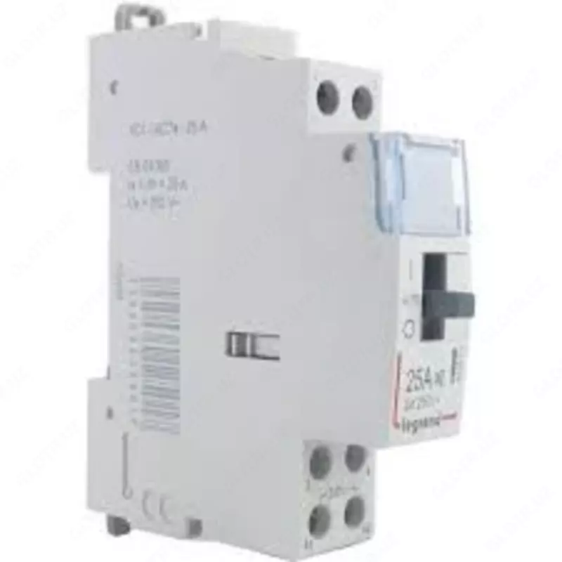 Контактор Legrand CX3 230V 2П 1НО+1НЗ 25А с ручным управлением 1 модуль