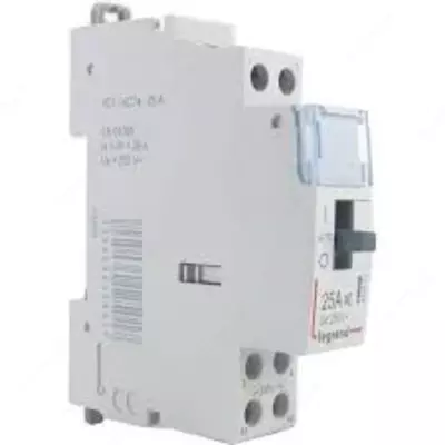 Контактор Legrand CX3 230V 2П 1НО+1НЗ 25А с ручным управлением 1 модуль