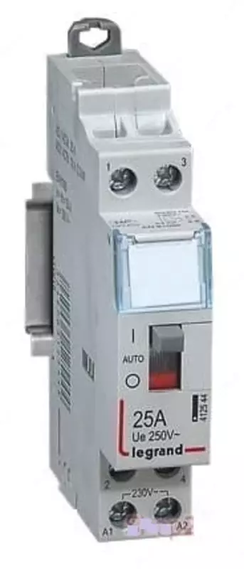 Kontaktor Legrand cx3 230V 2NO 25a qo'lda boshqarish