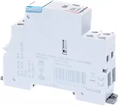 Kontaktor Legrand cx3 230V 2NO 25a qo'lda boshqarish