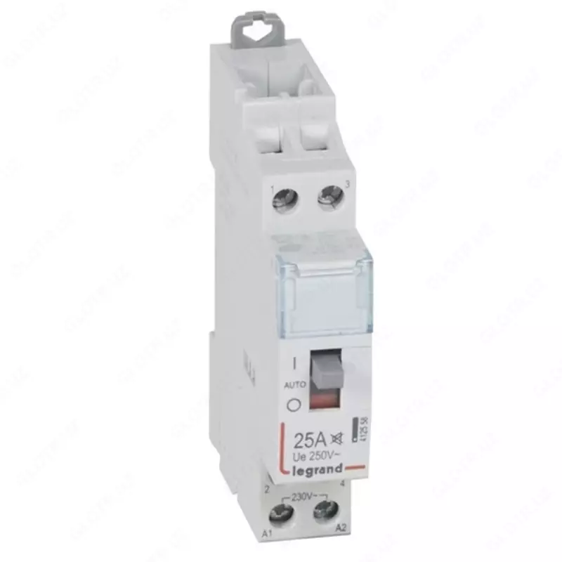 Контактор Legrand CX3 2П 250/230В 25A 2НО с ручным управлением 1 модуль
