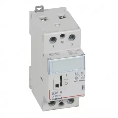 Контактор Legrand CX3 2П 250/230В 2НО 63А с ручным управлением 2 модуля