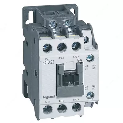 Контактор Legrand CTX3 22 3P 9A (AC-3) 1НО+1НЗ 230V AC
