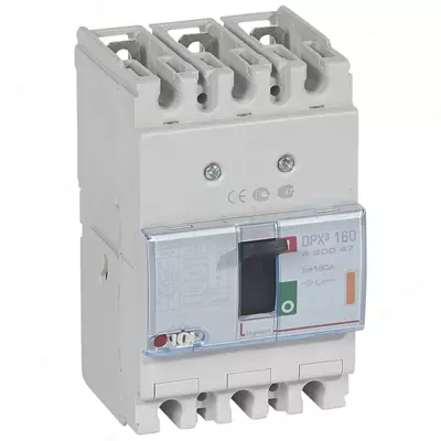 Автоматический выключатель Legrand DPX3 160, термомагнитный расцепитель 3П 160А, 25кА