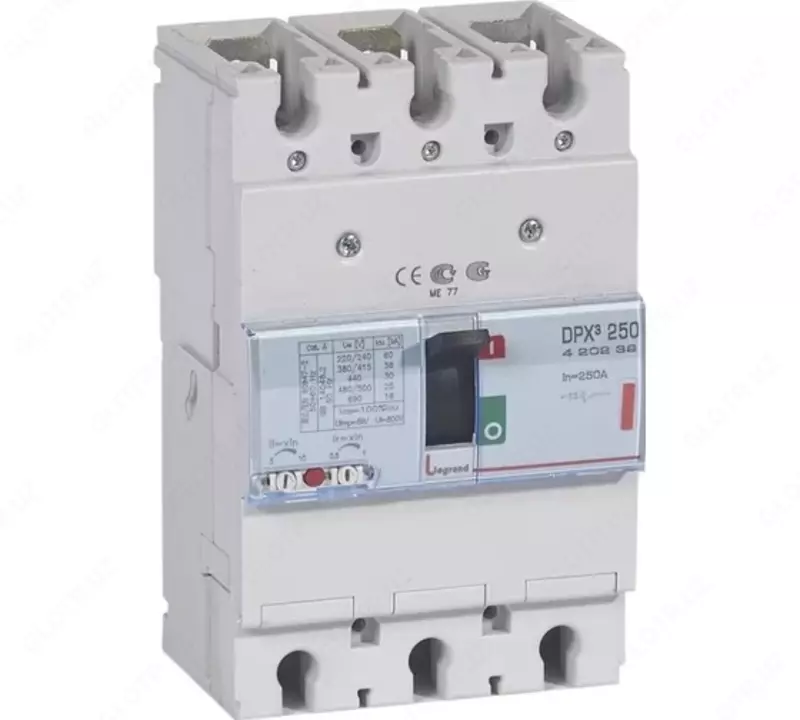 Legrand dpx3 250 elektron to'xtatuvchisi, 3p 250a termomagnit ajratgich, 36ka