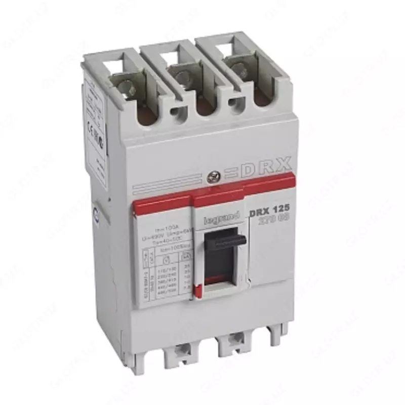Автоматический выключатель Legrand DRX 125 3П 100А, 10кА