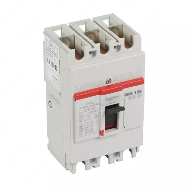 Автоматический выключатель Legrand DRX 125 3П 100А, 20кА