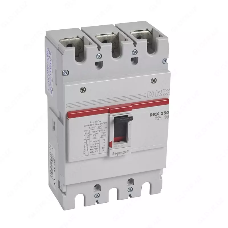 Автоматический выключатель Legrand DRX 250 3П 200А, 25кА