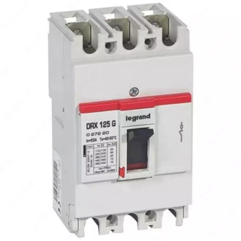 Автоматический выключатель Legrand DRX 250 3П 63А, 20кА