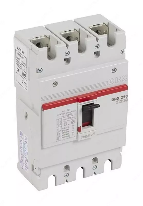 Legrand Dpx 250 elektron to'xtatuvchisi 3P 160A, 25ka