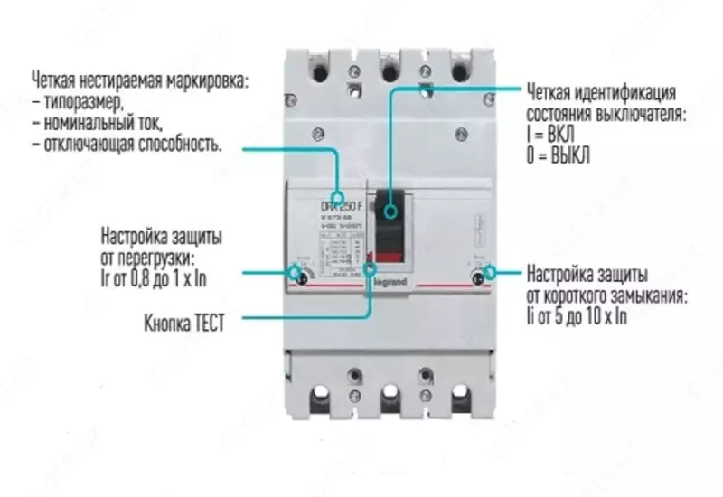 Автоматический выключатель Legrand DRX 630 3П 400А, 36кА