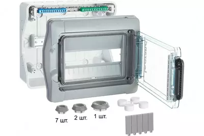 Legrand rlexo IP65 12 modullarini taqsimlash qalqoni