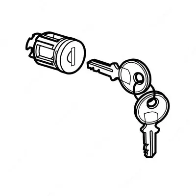 Замок для металлической двери шкафа Legrand XL3 160