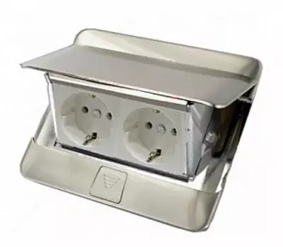 Блок выдвижной Legrand 4 модуля, нержавеющая сталь