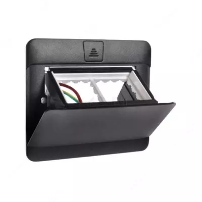 Блок выдвижной Legrand 4 модуля, черный