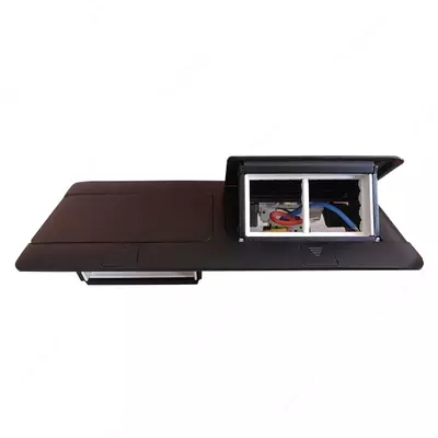 Выдвижной розеточный блок Legrand 8 модулей, черный