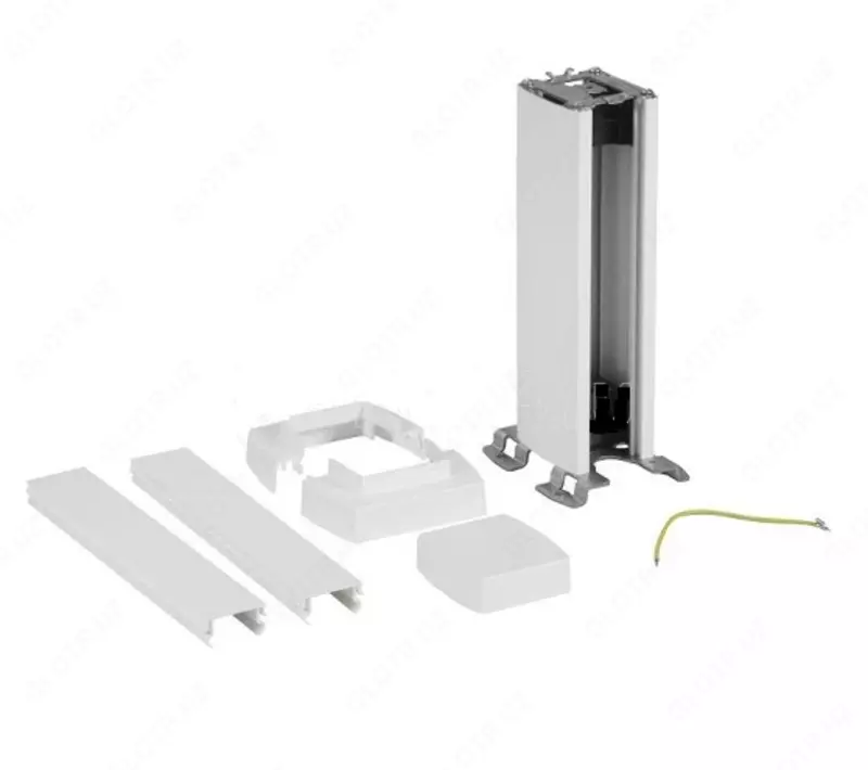 Legrand Snap-on alyuminiy mini ustunli plastik qopqoqli 1 qism
