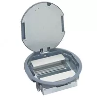 Напольная коробка Legrand круглая с вертикальным размещением суппортов