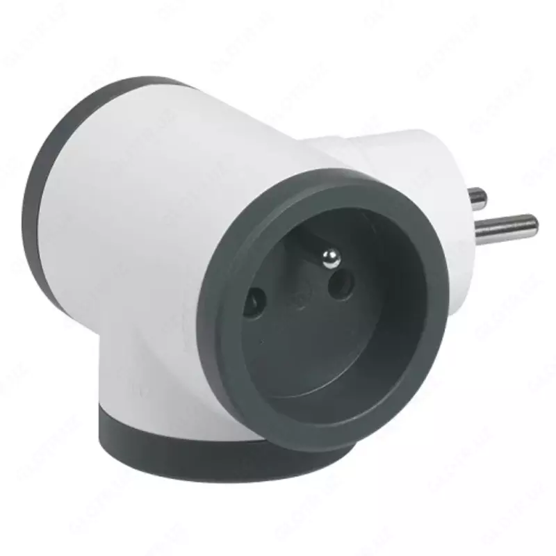 2k+Z 16a 3680w 3 ta yon rozetkali Legrand elektr vilkasi